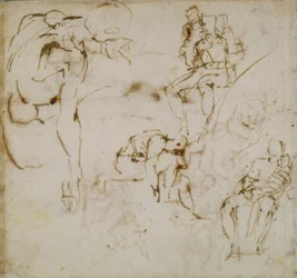 Side fra en skissebok, c1490-1560