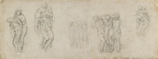 Studier for en Pieta og en gravlegging, 1500-tallet