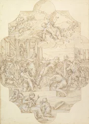 Martyrdommen til Saint Anastasia, 1721.