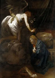Bebudelsen, ca. 1608–1610 (olje på lerret)