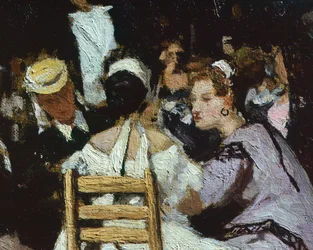En kafé på Piazza San Marco, av Michele Cammarano