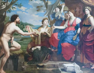 Ulysses og Nausicaa, etter 1654, Michele Desubleo (olje på lerret)