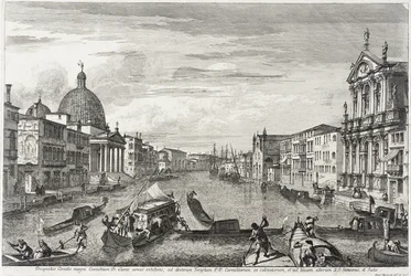 Canal Grande mellom San Simeone Piccolo og Santa Chiara