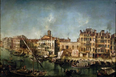 Utsikt over Canal Grande fra Fondamenta Del Vin, 1736-1737.
