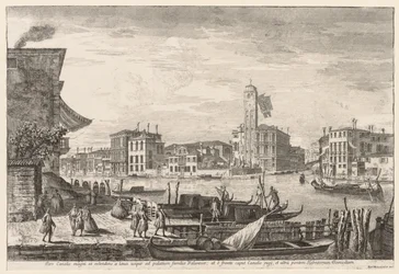 Utsikt over Venezia: Cannaregio, 1741.