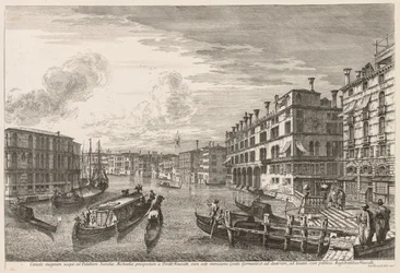 Utsikt over Venezia: Canal Grande