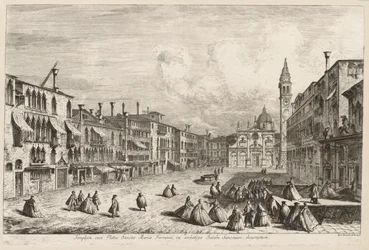 Utsikt over Venezia: S. Maria Formosa, 1741.