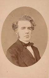 Portrett av Angelo Sismonda 1807-1878, før 1878.