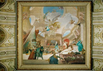 Takfreskomaleri fra Wiens Kunsthistorisches Museum, renessansens apoteose (fresko)