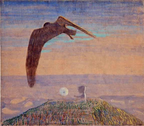 Eventyr II av Ciurlionis, Mikalojus Konstantinas (1875-1911). Tempera på papir, størrelse: 62,2x71,9
