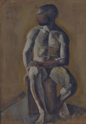 Portrett av Kirill Zdanevich 1892-1969, 1910-tallet