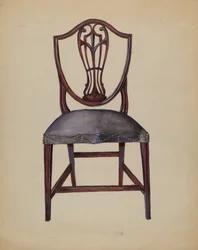 Stol, ca. 1936 (akvarell og gouache på papir)