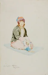 Gresk jentepilegrim, 1844.