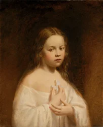 Portrett av Hiram Powers#39; datter