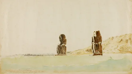 Statuer ved Memnon, Theben