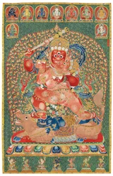 Imperial brodert silke Thangka