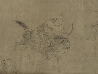 Cai Wenjis fangenskap, 1300-1400-tallet (blekk på papir)