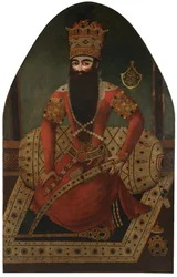 Portrett av F. Fath Ali Shah 1797-1834