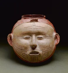 Menneskelig bildekar, sen Mississippian periode, 1300-1500 (keramikk)