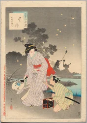 Chasing Fireflies, A Lady of the Tenmei Era 1781-1789..., 1894.