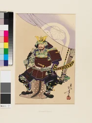 Tokugawa Ieyasu, slutten av 1800-tallet–begynnelsen av 1900-tallet (tresnitt)