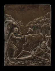 Cacus Stealing the Cattle of Geryon fra Hercules, slutten av 1400-tallet - begynnelsen av 1500-tallet.