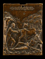 Cacus stjeler oksene fra Hercules.