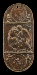 Hercules and the Nemean Lion, slutten av 1400-tallet - begynnelsen av 1500-tallet.