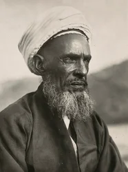 'Building an Empire' i den fascistiske tidsalderen: en muslimsk høvding, 09.05.1936 (s/hvitt-bilde)