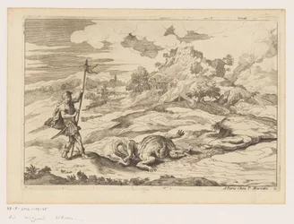 Landskap med George og dragen Landskap etter Titian (serietittel)
