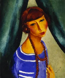 Portrett av Margueritte Gros, kunstnerens svigerinne; Portrett av Margueritte Gros, kunstnerens svigerinne