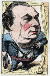 Portrett av Francois Dumaine (1831-1893), fransk komiker