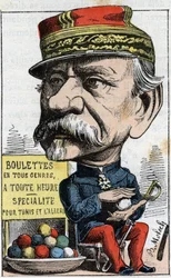Portrett av Jean Joseph Frederic Albert Farre (1816-1887), en fransk soldat, han ble utnevnt til general i 1870 og krigsminister