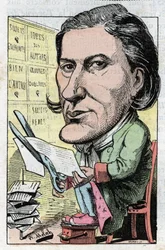 Portrett av viktorianske Sardou (1831-1908), fransk dramatiker