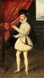 Portrett av en mann i hvitt, 1574.