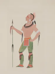 Osage, ca. 1934 (akvarell)