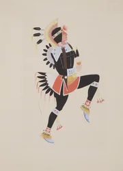 Panel #1, ca. 1934 (akvarell)