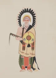 Panel #3, ca. 1934 (akvarell)