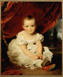 Erkehertuginne Maria Theresia som barn (maleri på lerret)