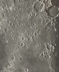 Lunar Photograph Albategnius - Triesnecker - Manilius,1903 (bilde)