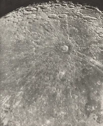 Tychos fotografi av månestråling - voksfase, 1899 (foto)