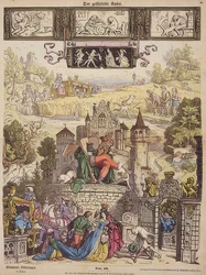 Katten med støvlene (Münchens billedark nr. 48), 1850