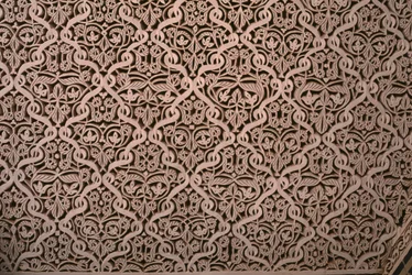 Kasbah of Thamiel glaoui, stukkatur, detalj (keramikk)