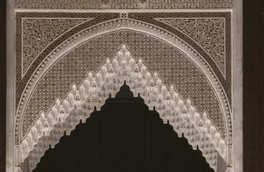 Kasbah of Thamiel glaoui, stukkatur, detalj (keramikk)
