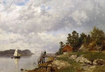 From Larkollen (oil on canvas)
