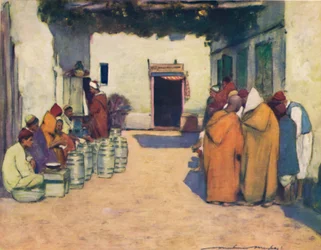 En gårdsplass, 1903