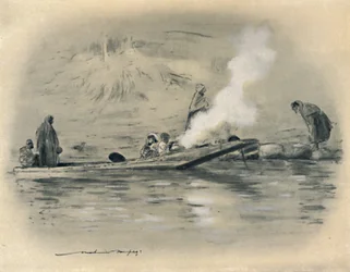 Familie av Nomadic Tribe, 1903