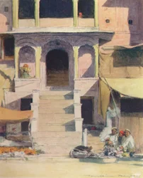 Ved trappen til et palass, 1905