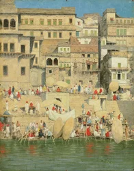 Benares, blå er himmelen