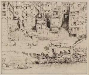 City on the Ganges (radering)